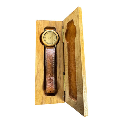 woodern watch in box