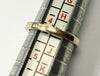 18ct White gold three stone diamond ring Size I