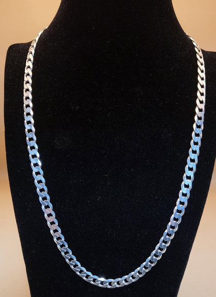 925 Silver Curb Chain - 20