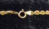 14ct Necklace 585 9.0g 16'' in Length (clasp is 9ct 375)