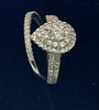 18CT DIAMOND RING SET 5.6G