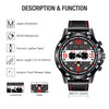 KONXIDO Waterproof Fashion Series Men’s Quartz Calendar Watch