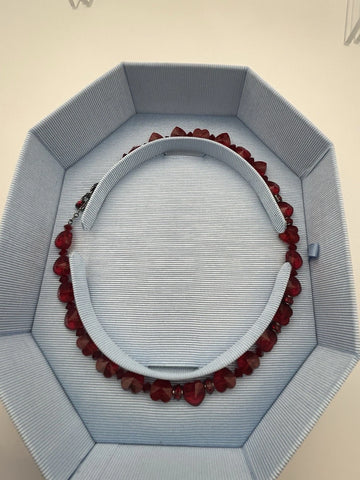 BOXED Swarovski Somnia Necklace Red Hearts ❤️