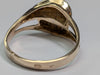 14ct Gold Diamond Taco Ring