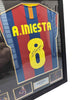Dual Framed And Signed Barcelona Shirts - Xavi & Iniesta Shirts With COA