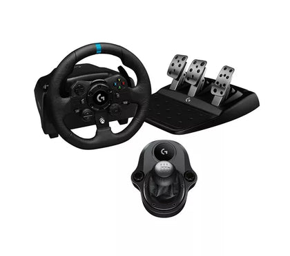 Logitech G923 TRUEFORCE Gaming Steering Wheel + Driving Force Shifter - Xbox & PC