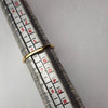 9ct Yellow Gold CZ Cluster Ring Size L 1/2