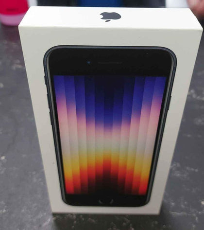 Apple iPhone se (3rdgen), 64gb, dual sim, open, midnight. Boxed.
