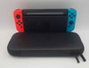 NINTENDO SWITCH 32GB neon red / blue joy-con with controller & case ** lose joy-cons
