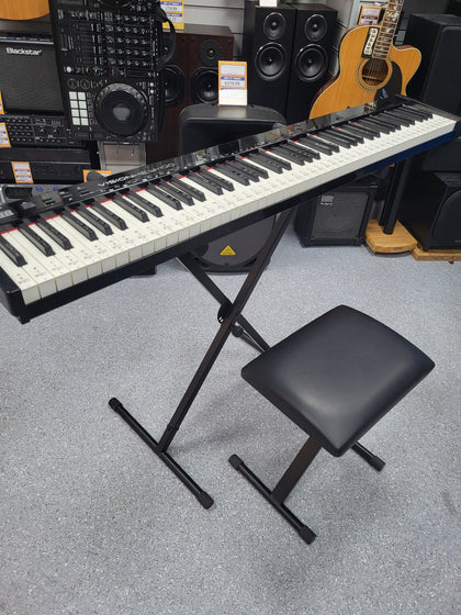 VisionKey-100 - 88key digital Piano with multiple sounds and touch sensitive keys - Stand and Stool