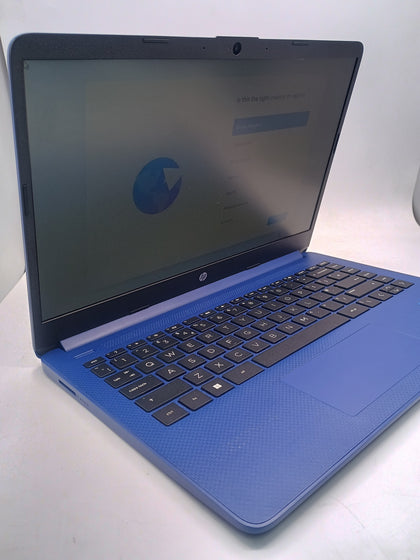 HP Stream 14s-dq0012na 14in Celeron 4GB 128GB Laptop - Blue