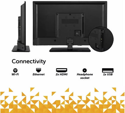 Bush 32 Inch 32HT25CB Smart HD Ready HDR LED TiV0 Freely TV **Collection Only**