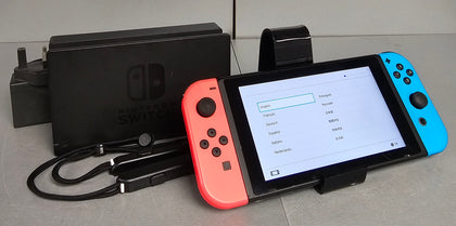 Switch Console, 32GB HAC-001-01 + Neon Red/Blue Joy-Con