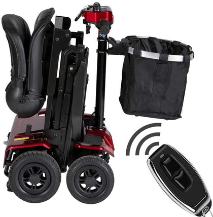 Falcon Auto Folding Mobility Scooter with Remote Control and Lithium Battery - Green Power (10 Miles - Lithium Battery) **Collection Only**