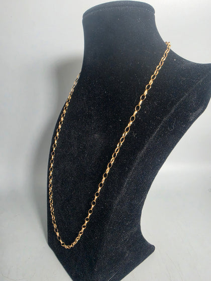 9ct Gold Necklace 4.8G 375 22'' in Length