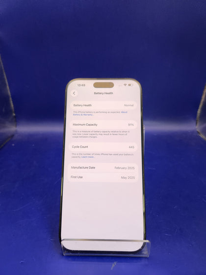 Apple iPhone 16 Pro Max 256GB, 91% BH (UNLOCKED), BLACK