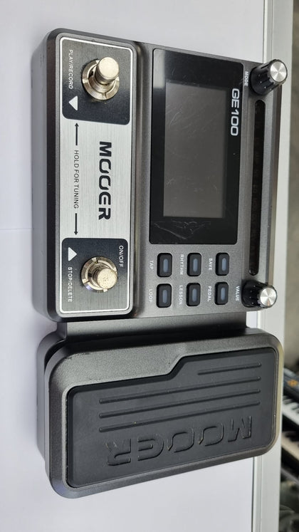 MOOER GE100 Guitar Multi-effects Processor Effect Pedal with Loop Record Tuning