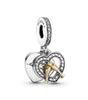 Pandora Two-Tone Happy Anniversary Dangle Charm 799322C01