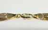 9ct yellow gold braided herringbone necklace 16"