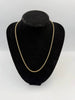 9CT CURB STYLE CHAIN HALLMARKED, 18”, 8.6G YELLOW GOLD