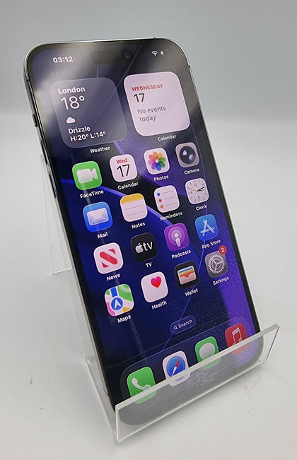 Apple iPhone 14 Pro Max 128GB deep purple smartphone unlocked unboxed 88% Batt health