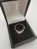 18CT Gold Diamonds Ring (750 Hallmarked), 1.9Grams, Size: L - Boxed