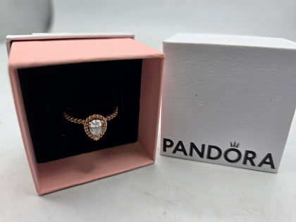 pandora pear halo ring size l