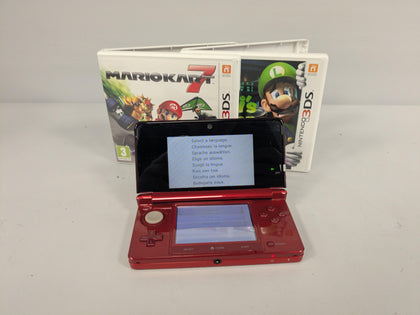 Nintendo 3DS Console, Metallic Red 2 Game Package