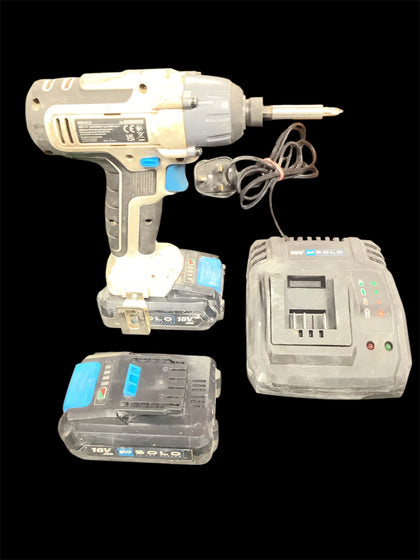 Mac Allister Solo Soft Grip MID18-Li 18V 2 x 2.0Ah Li-Ion Cordless Impact Driver BLACK FRIDAY