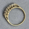 9ct Gold Diamond Forever Ring