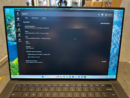 Dell XPS 15-9510 i7-11800H 40GB Ram 512GB SSD RTX 3050TI  1920 x 1200