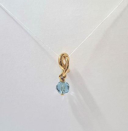 Pandora March Birthstone Eternity Circle Dangle Charm