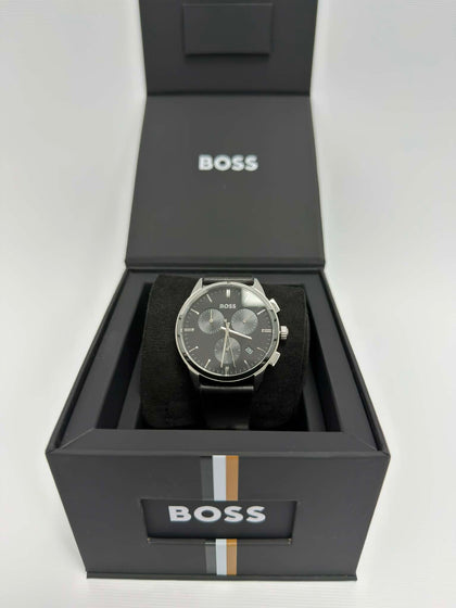 Boss Mens Watch -  Leather Strap ** Boxed **