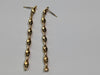 9ct Gold Drop Twist Earrings