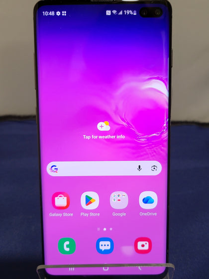 Samsung Galaxy S10+ Prism Black, 128GB, Unlocked - Dual Sim