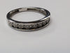 9CT WHITE GOLD DIAMOND RING SIZE L PRESTON STORE