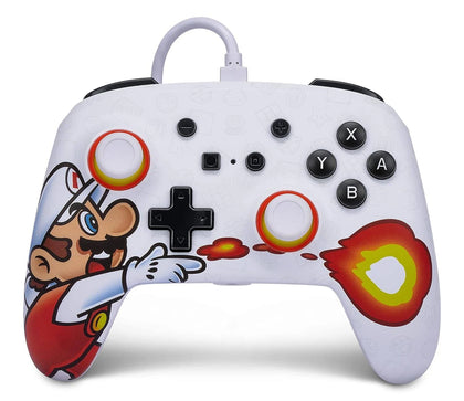 PowerA Enhanced Wired Controller For Nintendo Switch (Fireball Mario)