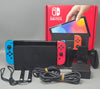 Switch Console, 64GB OLED + Neon Red/Blue Joy-Con, Boxed