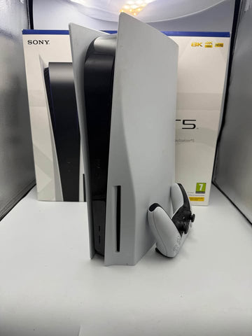 Sony PlayStation 5 Disc Edition, 825GB, With Controller, White, Boxed