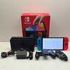 Nintendo Switch OLED Console with Neon Red/ Neon Blue Joy Cons Boxed