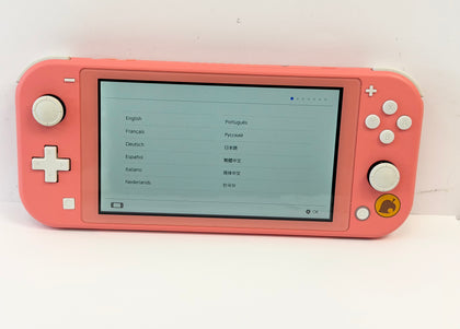 Nintendo Switch Lite Console, 32GB Isabelle Aloha Coral Pink