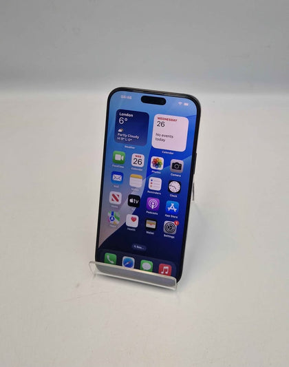 Apple iPhone 16 Pro Max - Black Titanium - 256GB - Unlocked - Unboxed (100% Battery Cap)