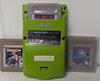 Nintendo Game Boy Color - Green & 3 Unboxed Games