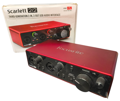 Focusrite Scarlett 2i2 Gen 3 Audio Interface