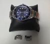 Stührling Original Pro Dive Watch Sports Watch with 42 MM Case Blue Dial Stainless Steel Silver
