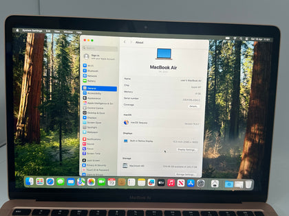 MacBook Air M1 (8-CPU 7-GPU) 8GB Ram 256GB SSD 13