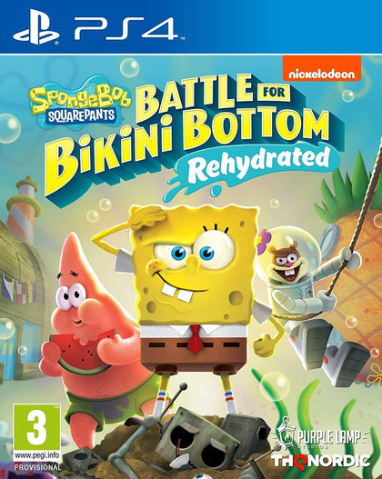 Spongebob Squarepants Battle For Bikini Bottom Rehydrated - PS4 - Great Yarmouth