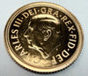 22ct gold half sovereign King Charles III 2025