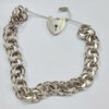 Silver double curb gate Bracelet