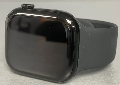 Apple Watch Series 11 (GPS + Cellular, 2025) 46mm Jet Black Aluminium Case with Black Sport Band